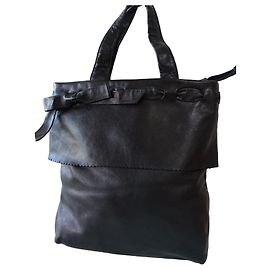 Borsa tote in pelle nera Furla