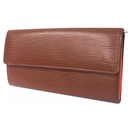 Louis Vuitton Epi Long Wallet Portefeuille Sarah M60321