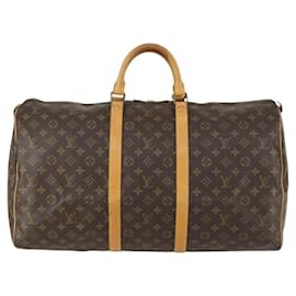 Borsa Keepall Louis Vuitton in tela Monogram 55