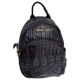 Zaino in Pelle Nera Trapuntata Michael Kors