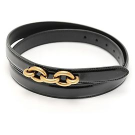 Maillon Ledergürtel aus Lackleder von Saint Laurent