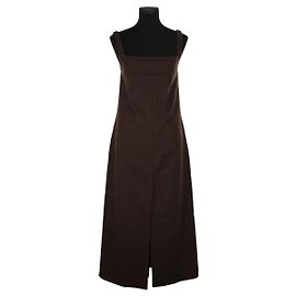 Autre Marque Braunes Wollkleid