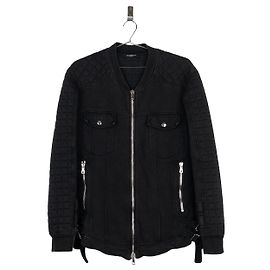 Belted Sweatshirt Biker Jacket von Balmain by Olivier Rousteing SS14