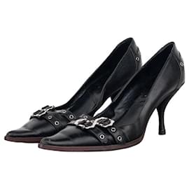 Dior por Galliano Outono/Inverno 03 Saltos Pump Bondage