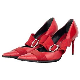 Décolleté a punta affilata Bondage di Dior by Galliano degli anni 2000