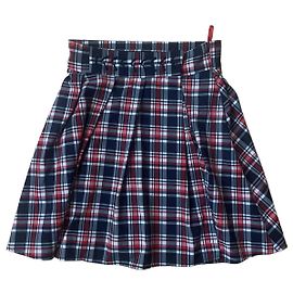 Falda plisada de cuadros Elisabetta Franchi