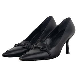 Gucci by Tom Ford 1990s Pointed-Toe Horsebit Pump Heels