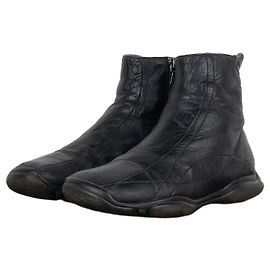 Botas de moto de punta cuadrada Prada AW99