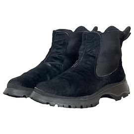 Botas Chelsea de pelo de pony Brixxen AW99 de Prada