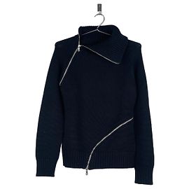 Maglione a collo alto in maglia con zip a spirale Dolce & Gabbana AW03