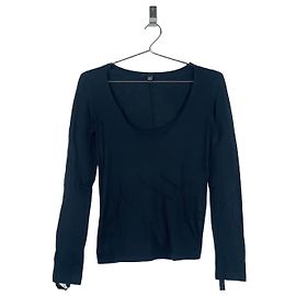 Top a maniche lunghe bondage con cinturino per il pollice Helmut Lang anni 2000