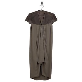 Hybridlederkleid 'Plinth' AW13 von Rick Owens