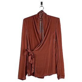 Chaqueta Blazer Kimono de Terciopelo 'Larry' de Rick Owens Otoño/Invierno 2019