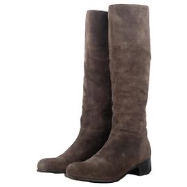 Prada Botas de montar cowboy de ante Miu Miu de los 2000