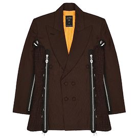 Jean Paul Gaultier AW89 FEMMES ENTRE ELLES Blazer Multi-Zipper Bondage