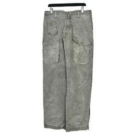 Pantalones cargo militares de múltiples bolsillos en denim lavado Dolce & Gabbana