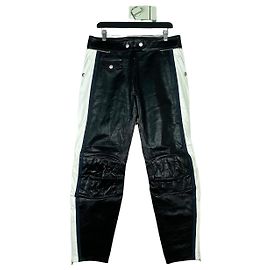 Leder Biker-Hose Dries van Noten AW05