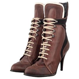 Jean Paul Gaultier AW08 Schnürsportstiefel mit Absatz