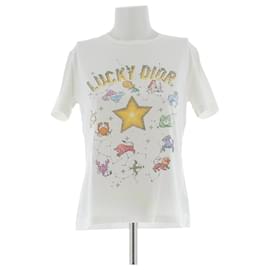 Camiseta Dior Lucky blanca de algodón