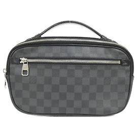 Borsa a spalla Louis Vuitton Damier Graphite Umbrella