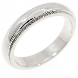 Tiffany & Co Anello Milgrain Tiffany in Platino