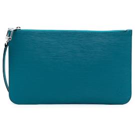 Pochette Neverfull Epi Blu Louis Vuitton
