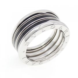 Bulgari Anello B.zero1 in oro bianco 18K di Bvlgari