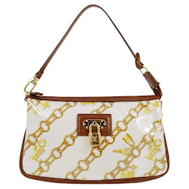 Pochette in PVC stampata in seta Louis Vuitton Charms