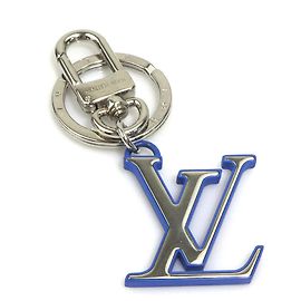 Charm per borsa Louis Vuitton blu e argento
