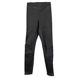 Pantalones ajustados Joseph efecto cuero negro