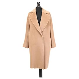 Abrigo Max Mara Studio Sidney marrón de alpaca y lana