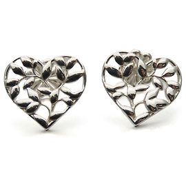Orecchini a forma di cuore con foglie d'olivo Tiffany & Co.