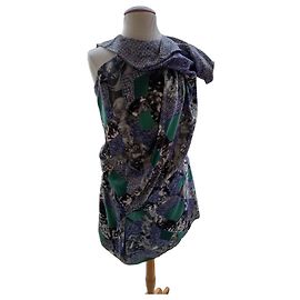 Robe asymétrique en soie Peter Pilotto