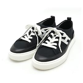 Sneakers in Maglia in Vitello Hermès
