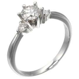 Bague en diamant en platine Pt900 - Autre Marque