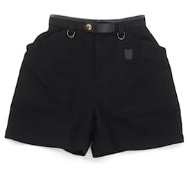 Pantaloni corti in pelle di agnello Louis Vuitton