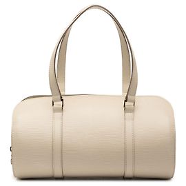 Louis Vuitton Soufflot Epi Bianco