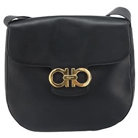 Borsa a Spalla Gancini in Pelle Salvatore Ferragamo