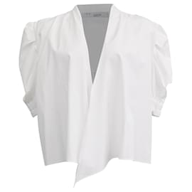 Iro-Bluse aus weißer Baumwolle