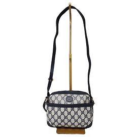 Borsa a tracolla Gucci GG in tela Beige/Nero
