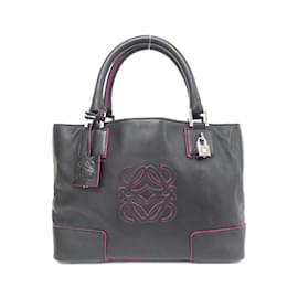 Borsa Loewe Amazona in nero e rosa