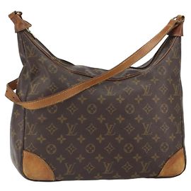 LOUIS VUITTON Borsa a Spalla Monogram Boulogne 35 M51260 LV Auth bs32234