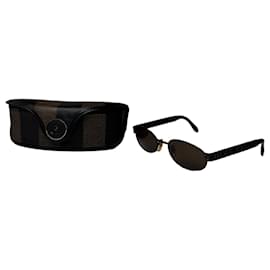 Vintage Retro Fendi Roma Sonnenbrille Schwarz Braun