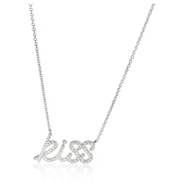 Graffiti Kiss Anhänger aus Weißgold und Diamanten von Paloma Picasso für Tiffany & Co.