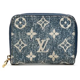 Monedero Zippy de denim jacquard Monogram Louis Vuitton