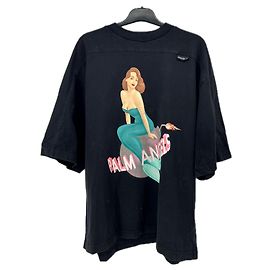 Palm Angels Tee shirt noir sirène