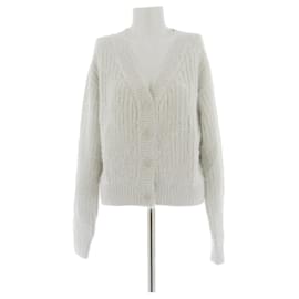 Calvin Klein Cardigan Weiß Polyester Größe S
