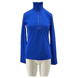 Maglione con zip blu elettrico - Goldbergh
