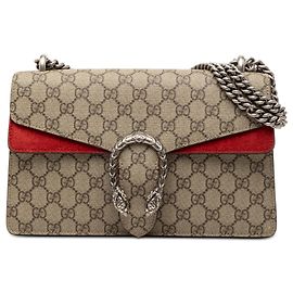 Borsa a Spalla Gucci Dionysus GG Supreme Media Marrone