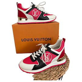 Louis Vuitton Run Away Sneaker – Leather & Mesh Red / Black / White